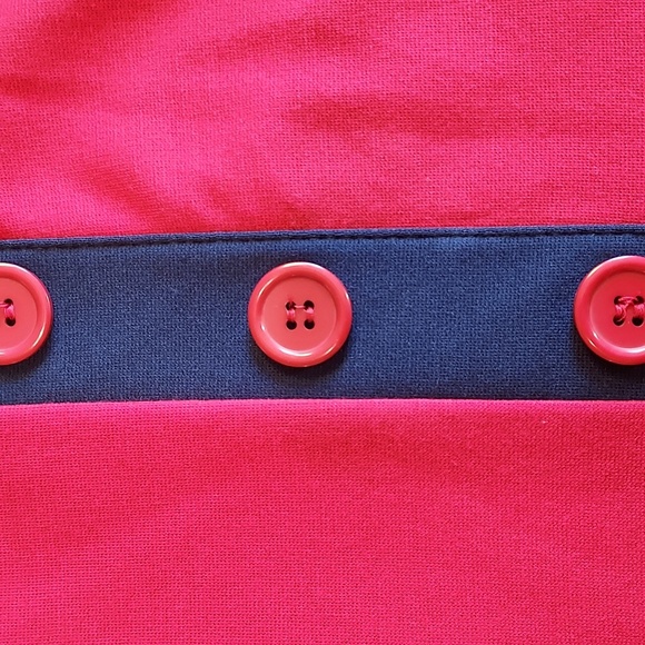 Modcloth NWT Red and Blue Sleeveless Mini Dress Size XL - Picture 4 of 9